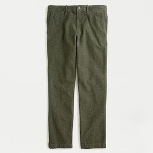 J. Crew 770 Straight fit Pant Stretch Brushed Twill 31x32 General Surplus Green
